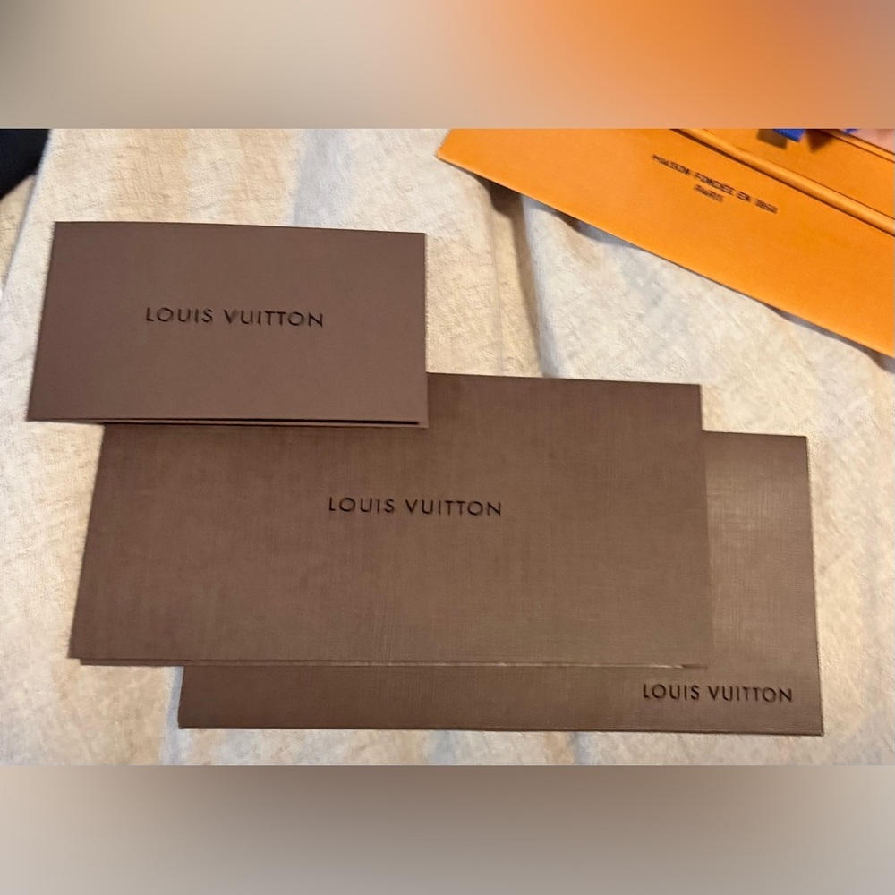Set of three (3) Louis Vuitton envelopes